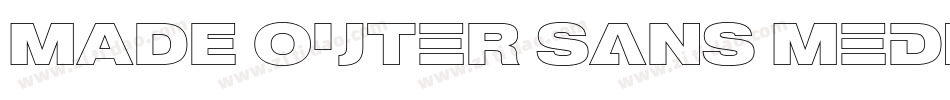 MADE Outer Sans Medium PERSONAL USE字体转换